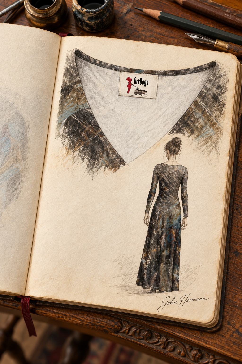 Peacock Midi — handbook H05: neckline label