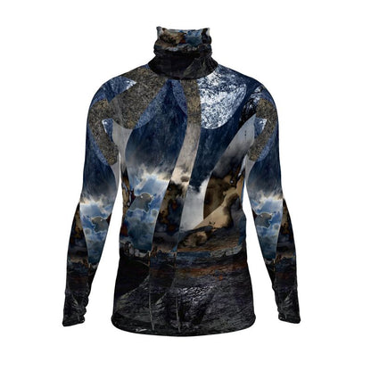 Spirit of Jezebel Mens slim fit roll neck