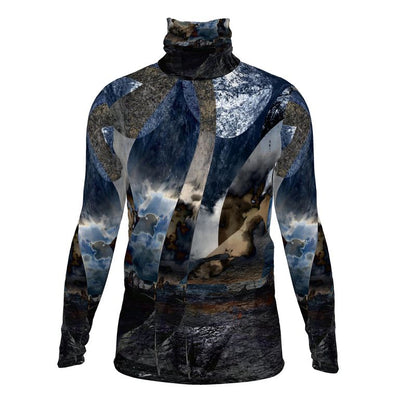 Spirit of Jezebel Mens slim fit roll neck