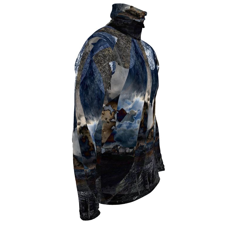 Spirit of Jezebel Mens slim fit roll neck