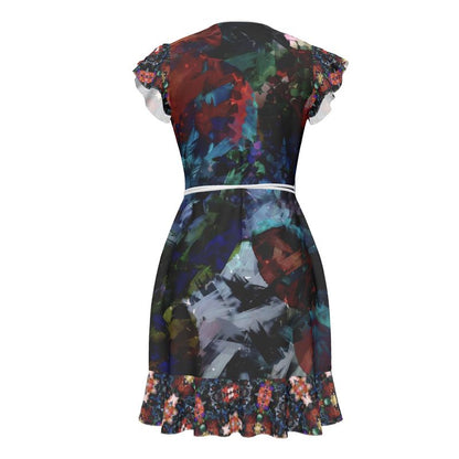 Too Many Flowers Tea Dress