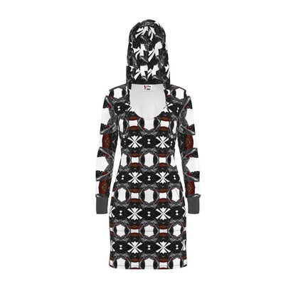 Spirit of Flight Above-the-Knee Hoodie Dress