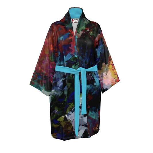 Too Many Flowers 1 Kimono Robe