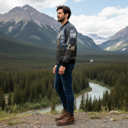 Spirit of Jezebel Men's Reversible Silk Bomber Jacket