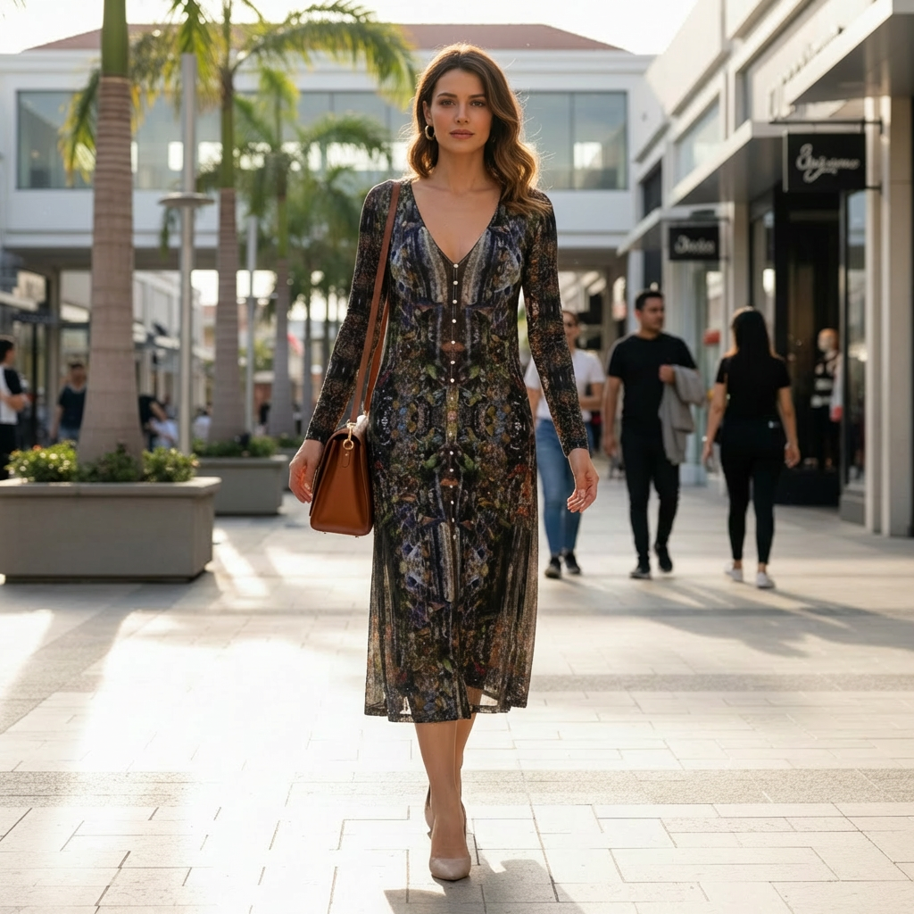 God Log Calf-length or longer Ladies Cardigan Dress