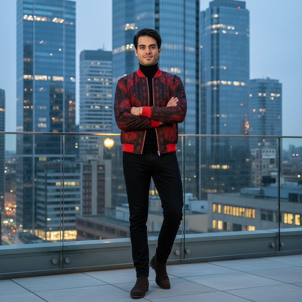 Love's Passion Mens Bomber Jacket