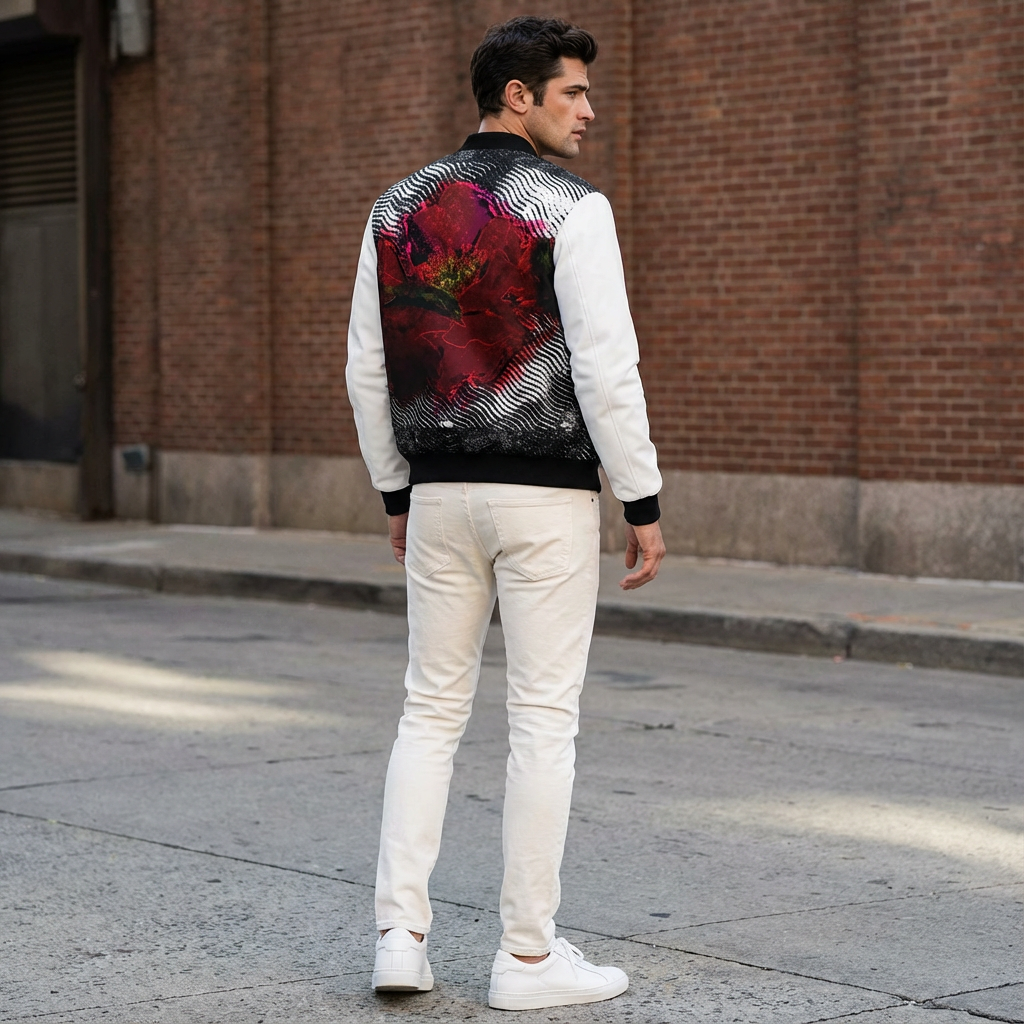 Rose of Pain and Joy 2 Men's Bomber Jacket
