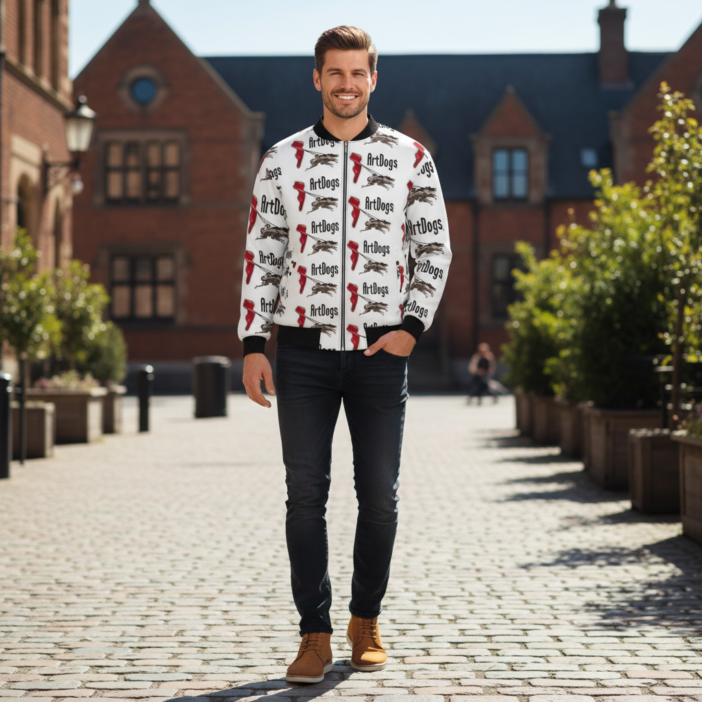 Spirit of Flight 3 Men's Reversible Silk Bomber Jacket