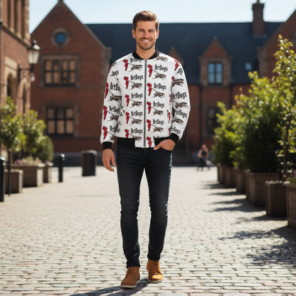 Spirit of Flight 3 Men's Reversible Silk Bomber Jacket