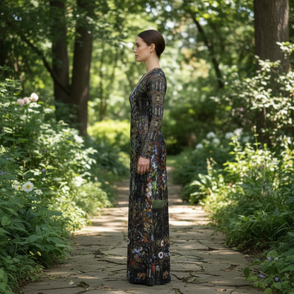 God Log Calf-length or longer Ladies Cardigan Dress