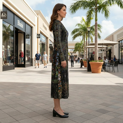 God Log Calf-length or longer Ladies Cardigan Dress