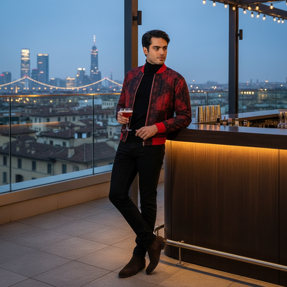 Love's Passion Mens Bomber Jacket