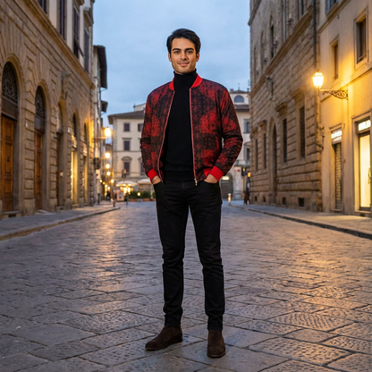 Love's Passion Mens Bomber Jacket