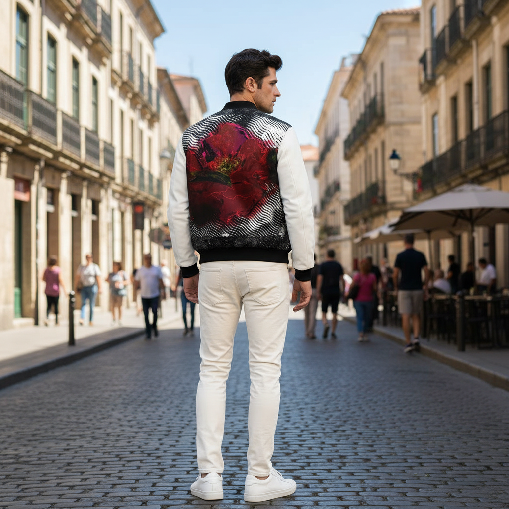 Rose of Pain and Joy 2 Men's Bomber Jacket