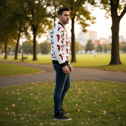 Spirit of Flight 3 Men's Reversible Silk Bomber Jacket