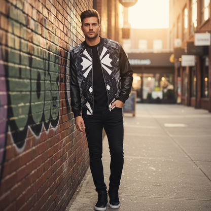 Spirit of Flight 3 Men's Reversible Silk Bomber Jacket