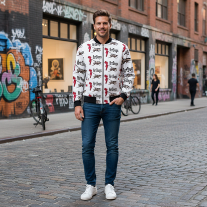 Spirit of Flight 3 Men's Reversible Silk Bomber Jacket