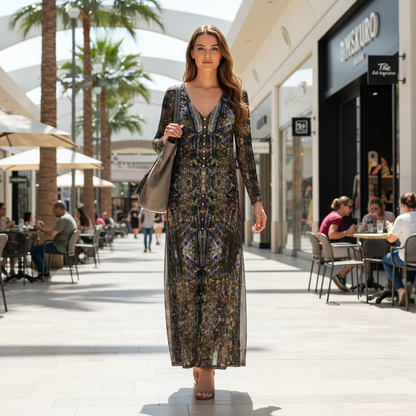 God Log Calf-length or longer Ladies Cardigan Dress