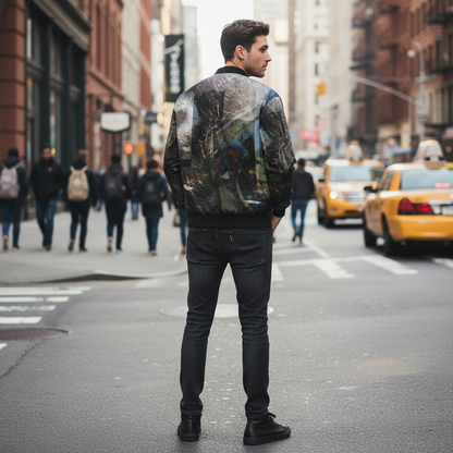 Spirit of Jezebel Men's Reversible Silk Bomber Jacket
