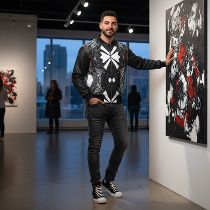 Spirit of Flight 3 Men's Reversible Silk Bomber Jacket