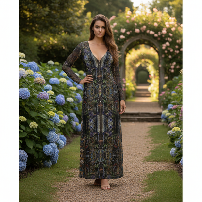 God Log Calf-length or longer Ladies Cardigan Dress