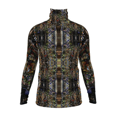 God Log Mens slim fit roll neck