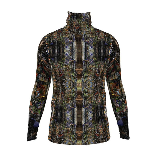 God Log Mens slim fit roll neck