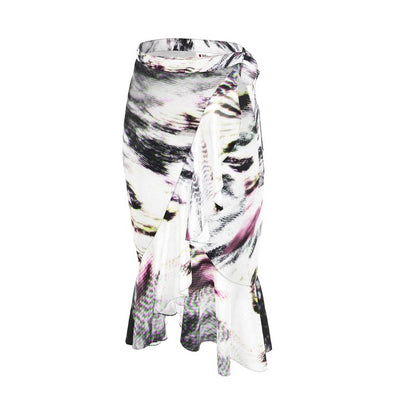 After Life long Flounce Skirt
