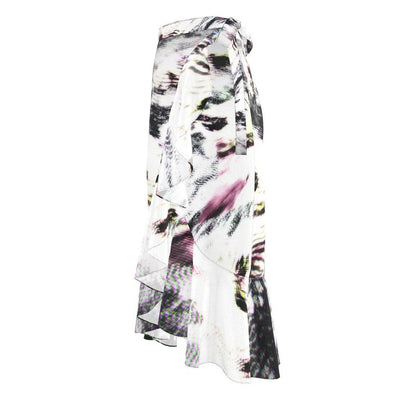 After Life long Flounce Skirt