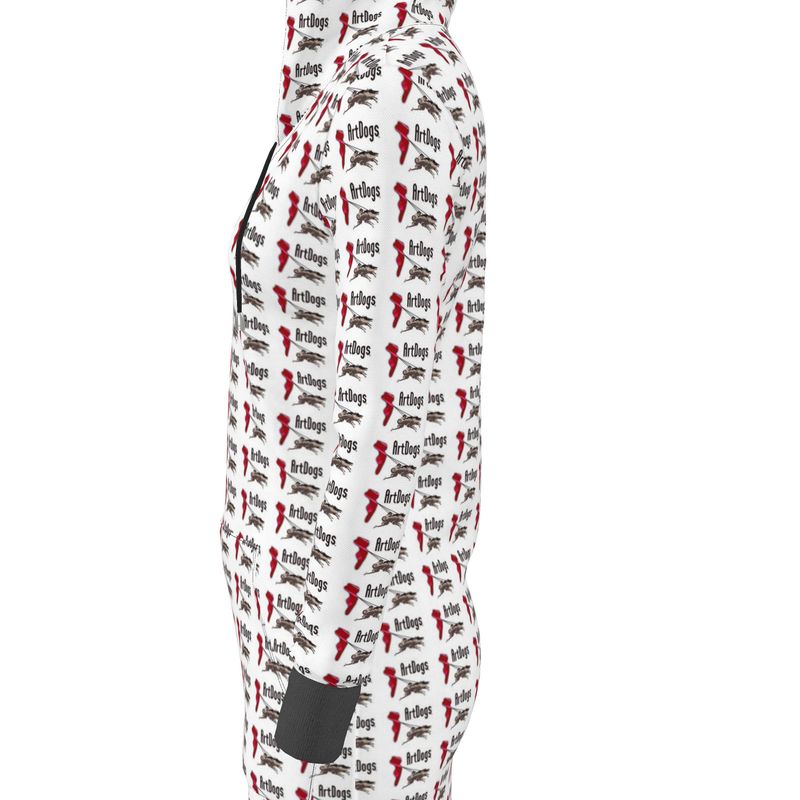 ArtDogs 1 Above the Knee Hoodie Dress
