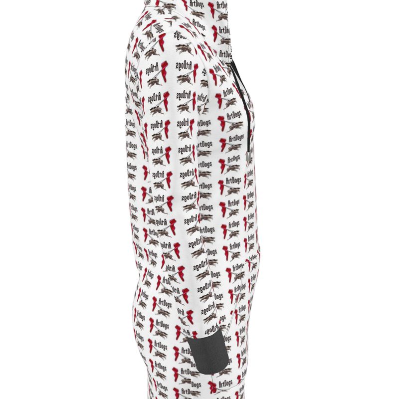ArtDogs 1 Above the Knee Hoodie Dress