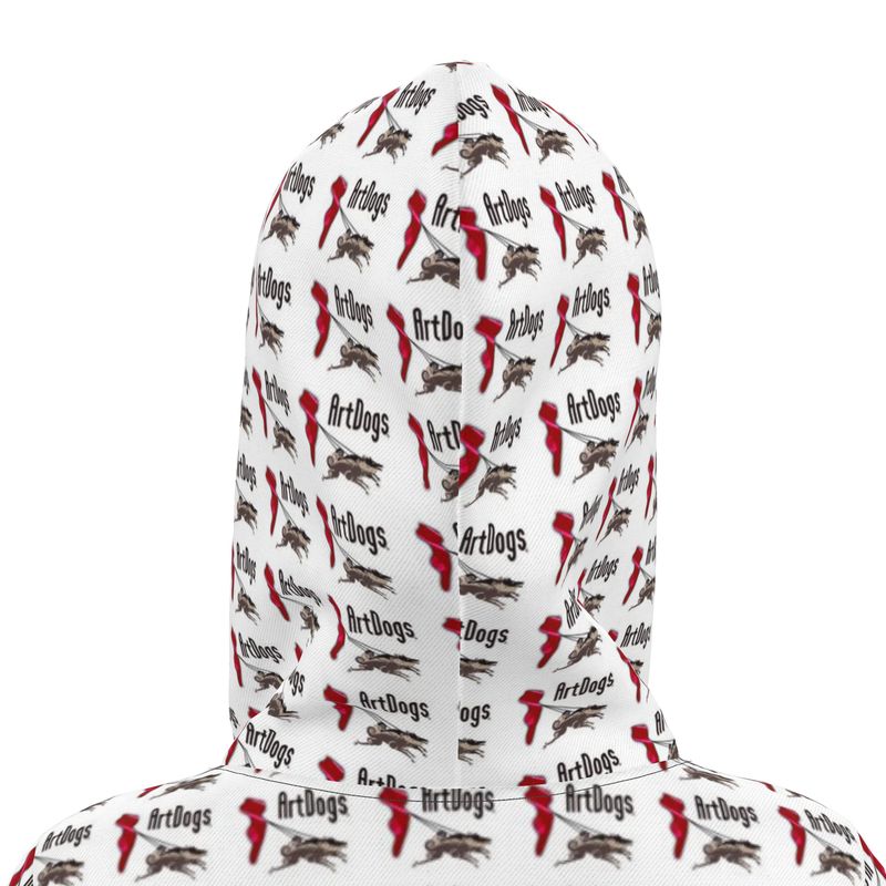 ArtDogs 1 Above the Knee Hoodie Dress