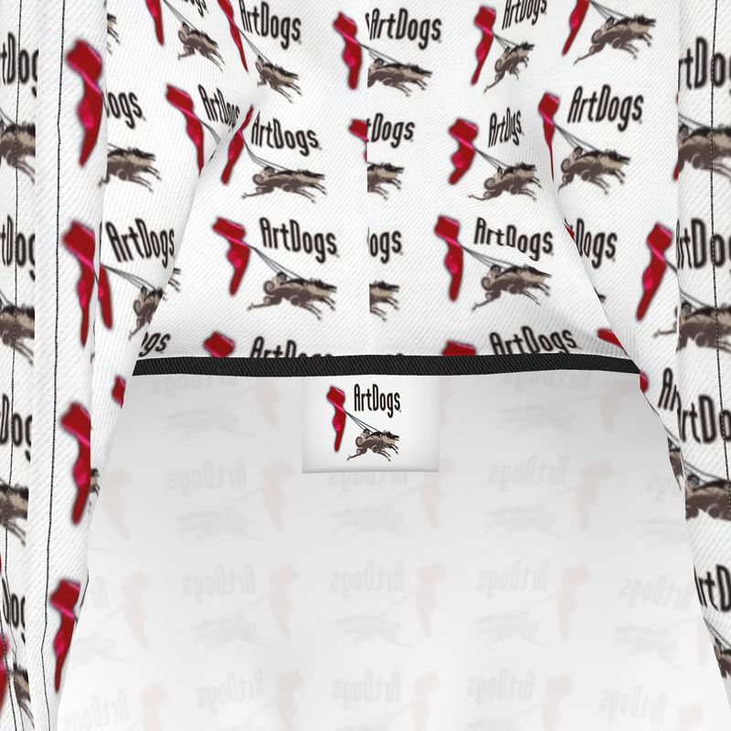 ArtDogs 1 Above the Knee Hoodie Dress