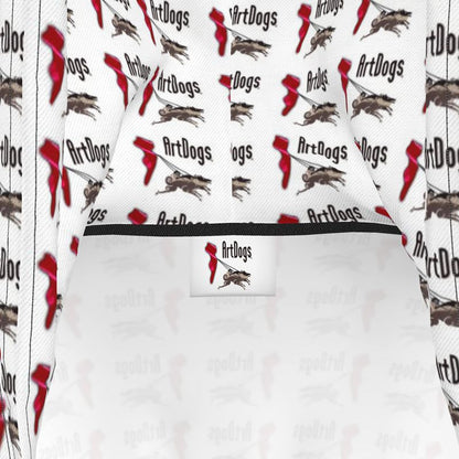 ArtDogs 1 Above the Knee Hoodie Dress