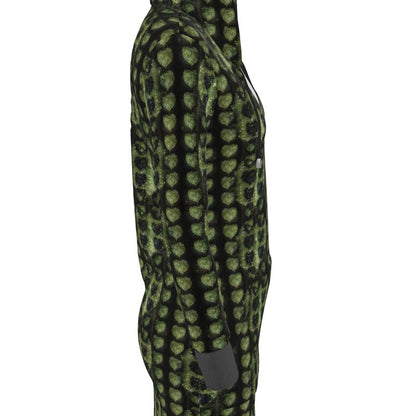 Leaves Above-the-Knee Hoodie Dress