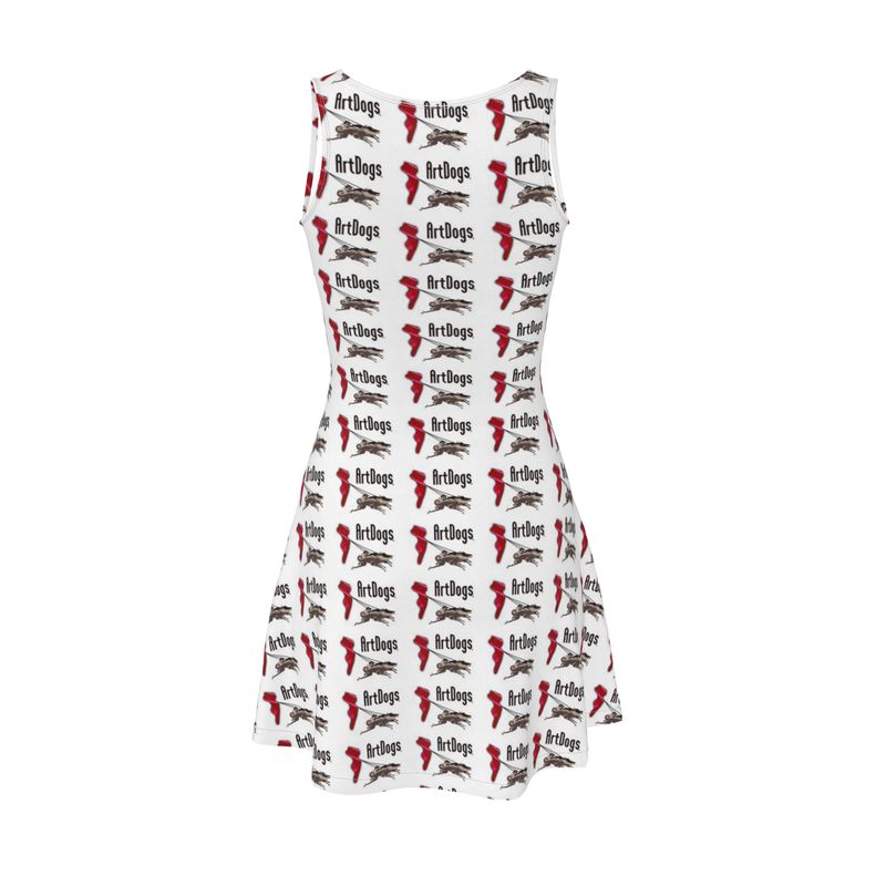 ArtDogs 1 Above-the-Knee Short Skater Dress