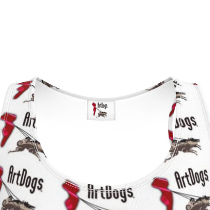 ArtDogs 1 Above-the-Knee Short Skater Dress