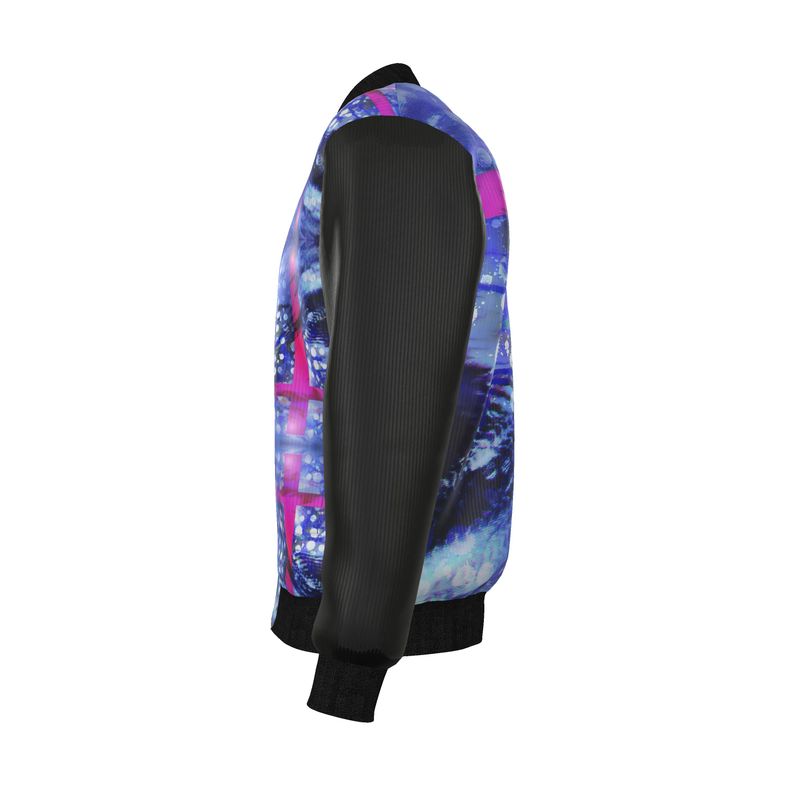Men's Reversible Silk Bomber Jacket