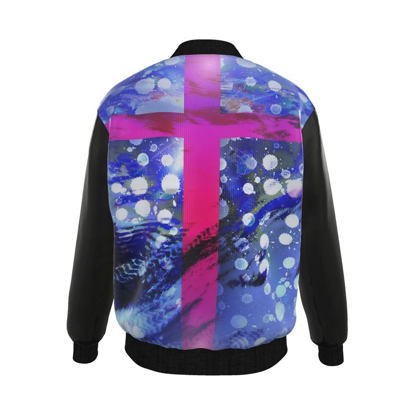 Men's Reversible Silk Bomber Jacket