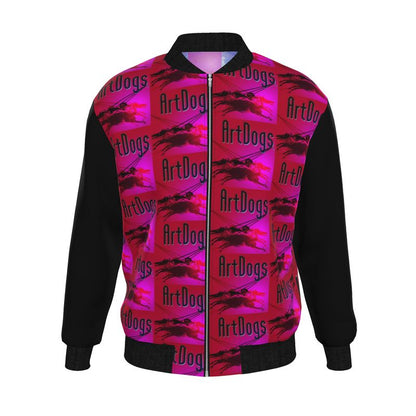 Men's Reversible Silk Bomber Jacket