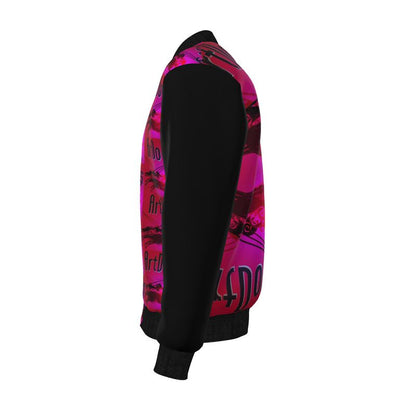 Men's Reversible Silk Bomber Jacket