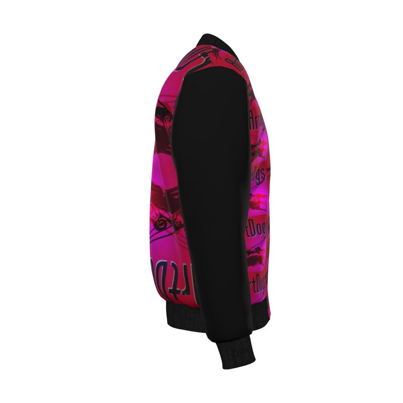 Men's Reversible Silk Bomber Jacket