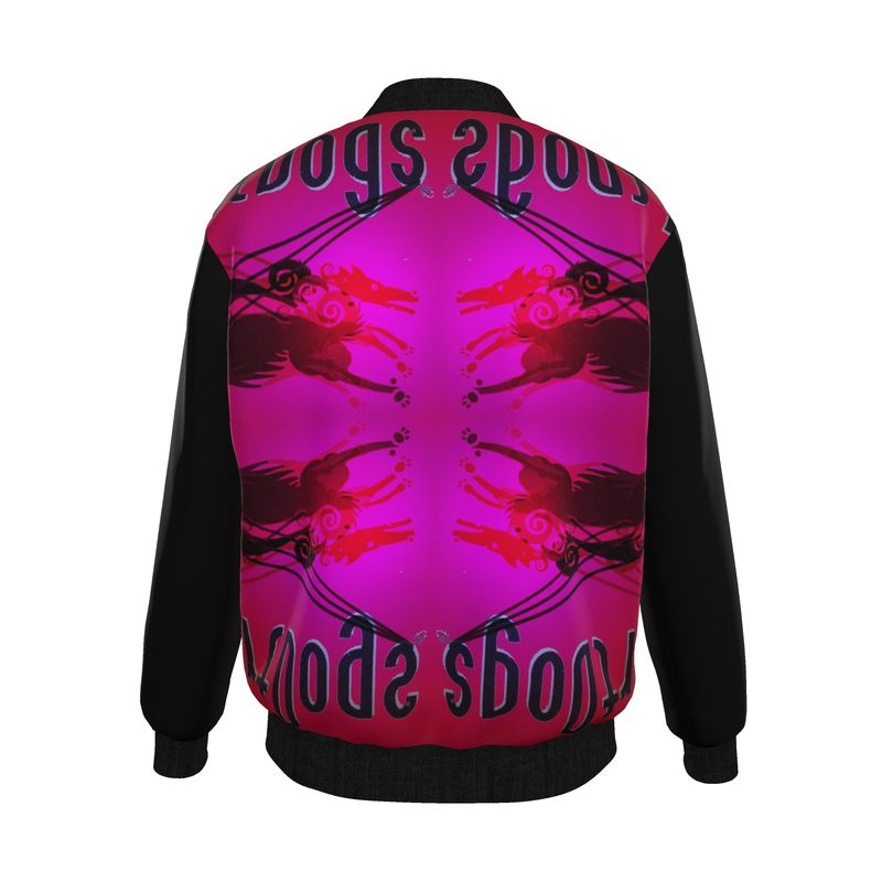 Men's Reversible Silk Bomber Jacket