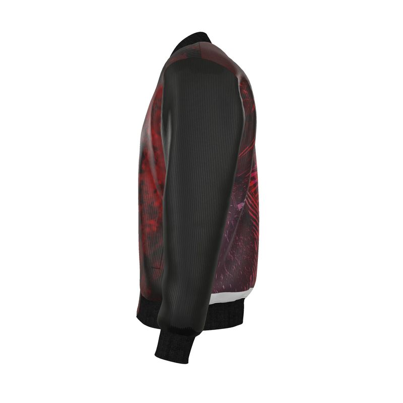 Love's Passion Men's Reversible Silk Bomber Jacket