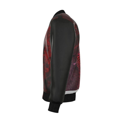 Love's Passion Men's Reversible Silk Bomber Jacket