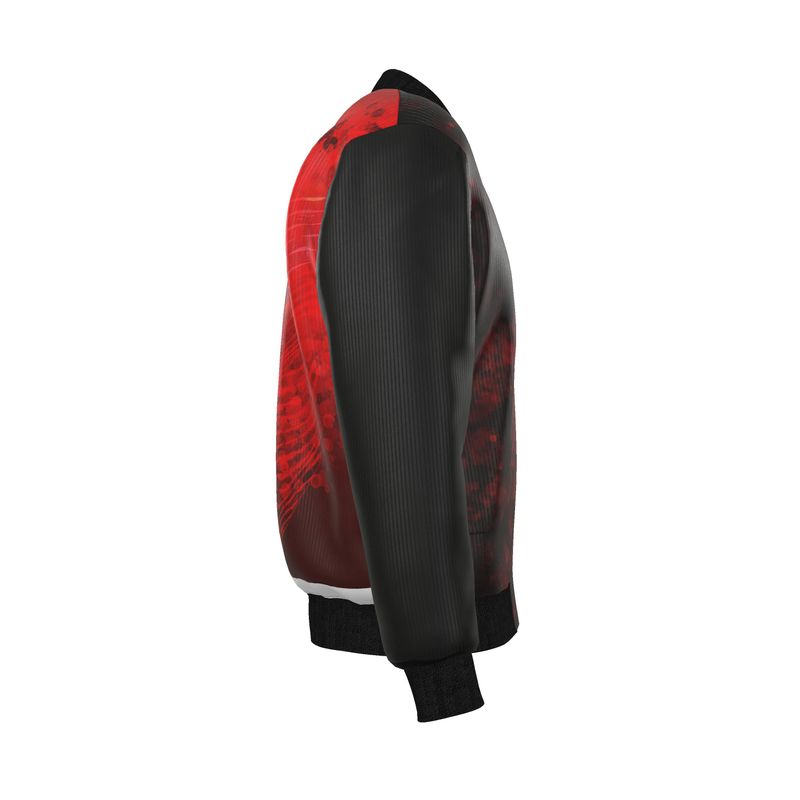 Love's Passion Men's Reversible Silk Bomber Jacket