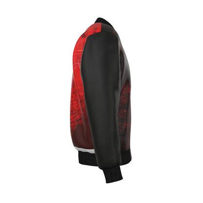 Love's Passion Men's Reversible Silk Bomber Jacket