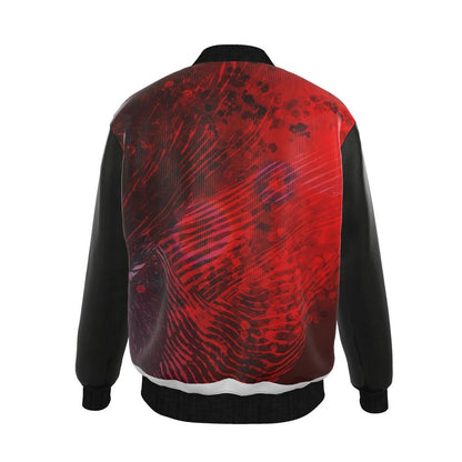 Love's Passion Men's Reversible Silk Bomber Jacket