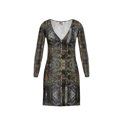 God Log Ladies Cardigan Mini dress