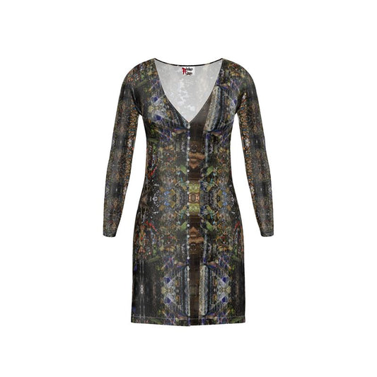 God Log Ladies Cardigan Mini dress
